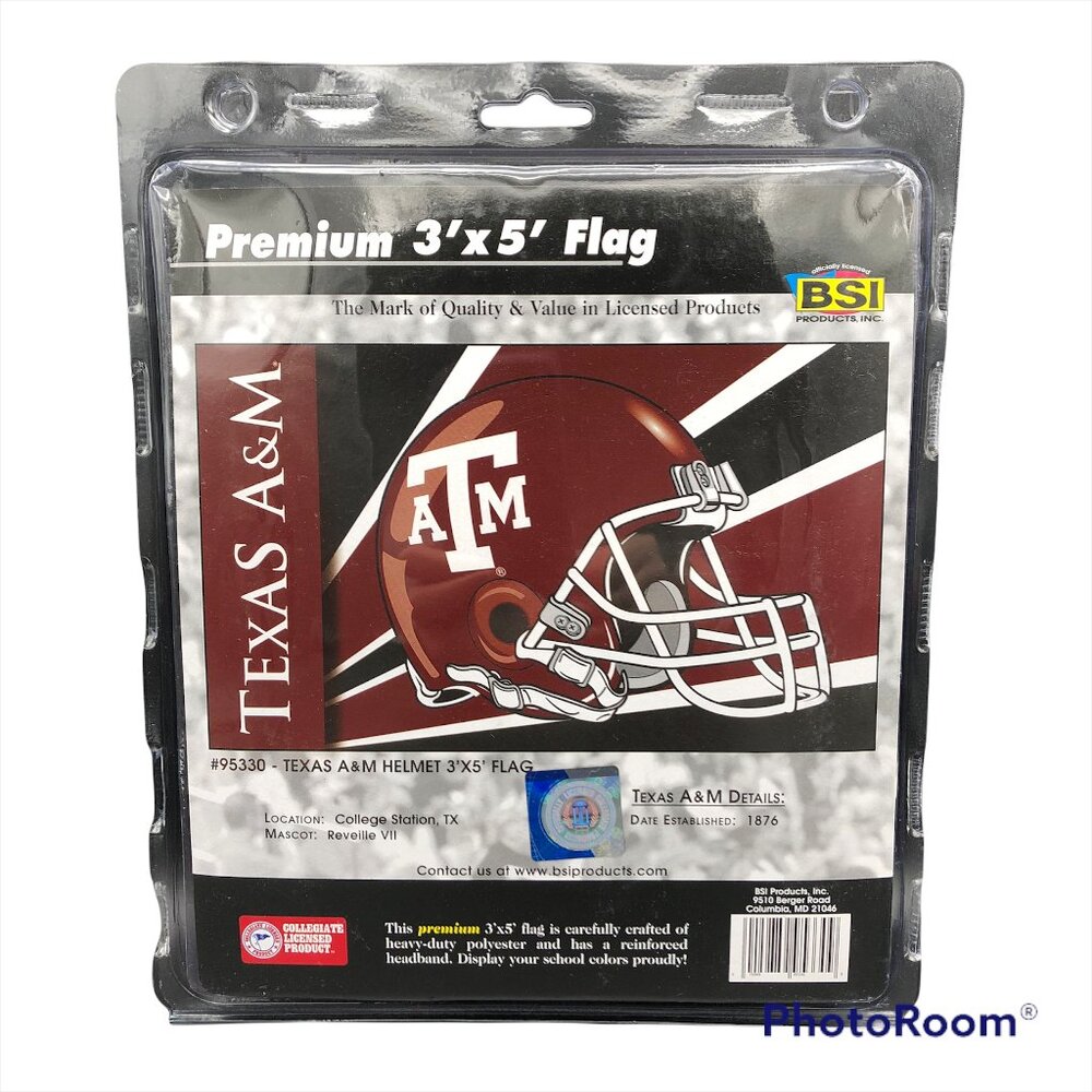 NEW Officially Licensed Texas A&M Helmet 3 x 5 Foot Premium Football Flag